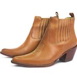 Botina Feminina Couro Latego Tan - Silverado Botas