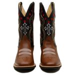 Bota Texana Masculina Couro Floater Conhaque e Floater Preto Silverado Botas