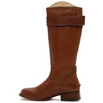 Bota Hípica Masculina Couro Floater Tan Com Faca Acoplada - Silverado Botas