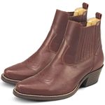 Botina Masculina Couro Pull Up Brown - Silverado Botas