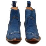 Botina Masculina Tecido Jeans Azul - Silverado Botas