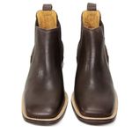 Botina Masculina Estilo Americano Couro Floater Chocolate - Silverado Botas