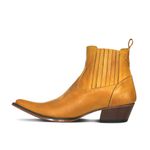 Botina Masculina Couro Latego Tan - Silverado Botas