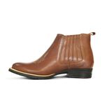 Botina Masculina Couro Floater Tan - Silverado Botas