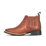 Botina Masculina Couro Floater Tan - Silverado Botas