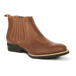 Botina Masculina Couro Floater Tan - Silverado Botas