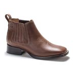 Botina Masculina Couro Floater Tan - Silverado Botas