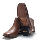 Botina Masculina Couro Floater Tan - Silverado Botas