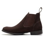 Botina Masculina Premium Nobuck Cafe - Silverado Botas