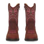 Bota Texana Infantil Couro Crazy Horse Sela - Silverado Botas