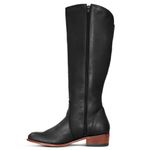 Bota Montaria Feminina Couro Floater Preto - Silverado Botas