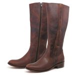 Bota Montaria Feminina Couro Fossil Havana - Silverado Botas
