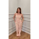 CONJUNTO BEGÔNIA DE CALÇA E BLUSA - ROSA