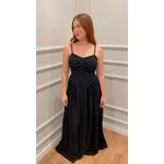 VESTIDO VIDEIRA LONGO - PRETO