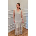 VESTIDO BROMÉLIA LONGO - CRU