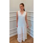 VESTIDO BROMÉLIA LONGO - BRANCO