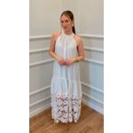 VESTIDO LARANJEIRA LONGO COM RENDA - BRANCO