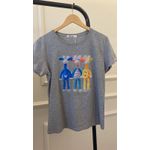 T-SHIRT GIRAFA 100 CINZA