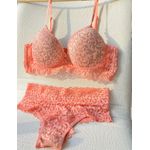 CONJUNTO DEISE ARO INTEIRO - PESSEGO