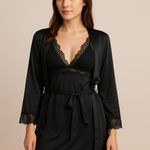 CAMISOLA JADE RENDA - PRETO