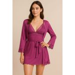 CAMISOLA JADE RENDA - FUCSIA
