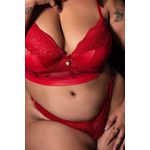 CROOPPED EM CIRRE C/ BOJO - VERMEHO