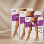 MEIA FINA TRIFIL - NUDE