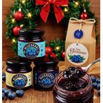 Kit Natal: 3x Geleias de Mirtilo 120g + Brinde Surpresa