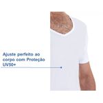 Camiseta Protege do Suor Nas Axilas Térmica Clássica Branca