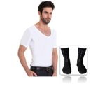 KIT Camiseta Anti Suor + Confort Sock Social