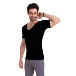 KIT 3 CAMISETAS MASCULINA PRETO - Anti Suor Skin Shirt Clássica 