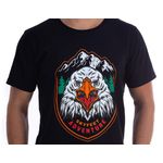 Camiseta em Algodão Penteado Estampada - Skyfeet Eagle