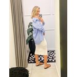 Camisa Over Azul