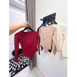 Body Microfibra Manga Longa