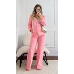 Conjunto de Algodão Rosa 