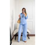 Conjunto Algodão Azul 