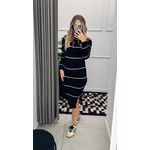 Vestido Modal Listras