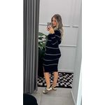 Vestido Modal Listras