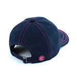 Boné Smart Azul Marinho com Costura Pink