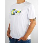 Camiseta Masculina Smart Choice Branca Silk Brasil