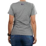 Camiseta Feminina SMART CHOICE Mescla Logo roxo