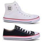Combo Tenis Preto e Branco OLS