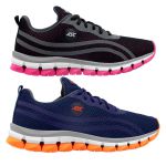 Combo 2 Pares Tênis Ascension Lege 21 - Marinho e Laranja/ Preto, Cinza e Rosa