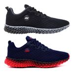 Combo Tênis Masculino Para Caminhada Conforto Leve Corrida