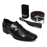Combo Sapato Masculino Preto Coverline Mariner 