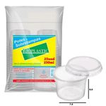 POTE REDONDO 0250G RIOPLASTIC - PCTE 25 UNID 