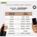 Base em Bastão Clara Semi-Matte - Foundation Stick- Cor Yvory- Océane Edition 8g