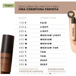 Base Líquida Média Semi-Matte - Skin - Cor 340m - Océane Edition 35ml