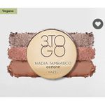 Trio de Sombras Nádia Tambasco By Océane - 3 To Go Palette - Cor Hazel - 7,8g