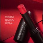 Batom Semi-Mate – The Lipstick -Cor Red Kiss- Océane 